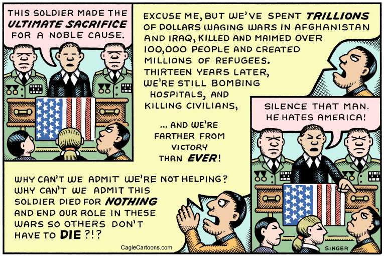 Political/Editorial Cartoon by Andy Singer, politicalcartoons.com on In Other News