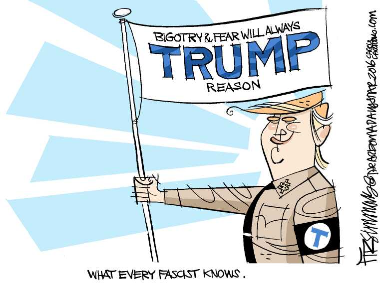 Political/Editorial Cartoon by David Fitzsimmons, Arizona Daily Star, Tucson AZ on Trump Skips Debate