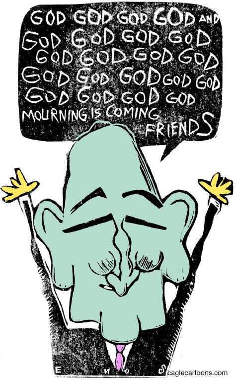 Political/Editorial Cartoon by Randall Enos, Cagle Cartoons on Trump Loses