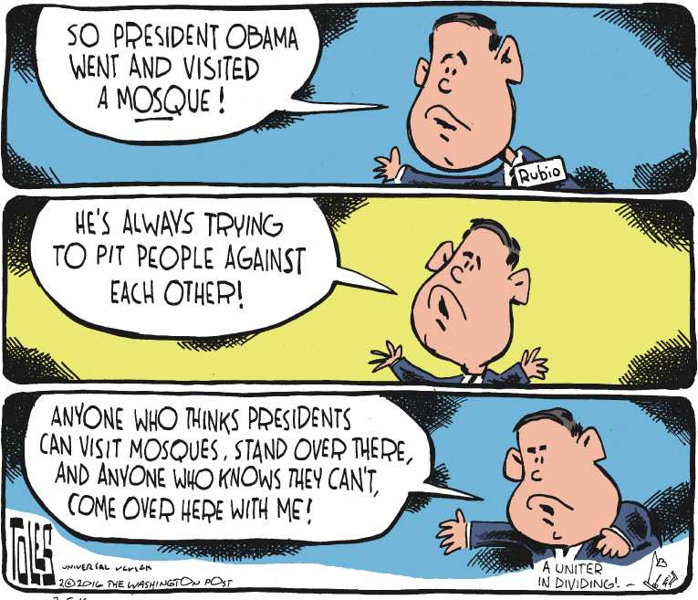 Political/Editorial Cartoon by Tom Toles, Washington Post on In Other News
