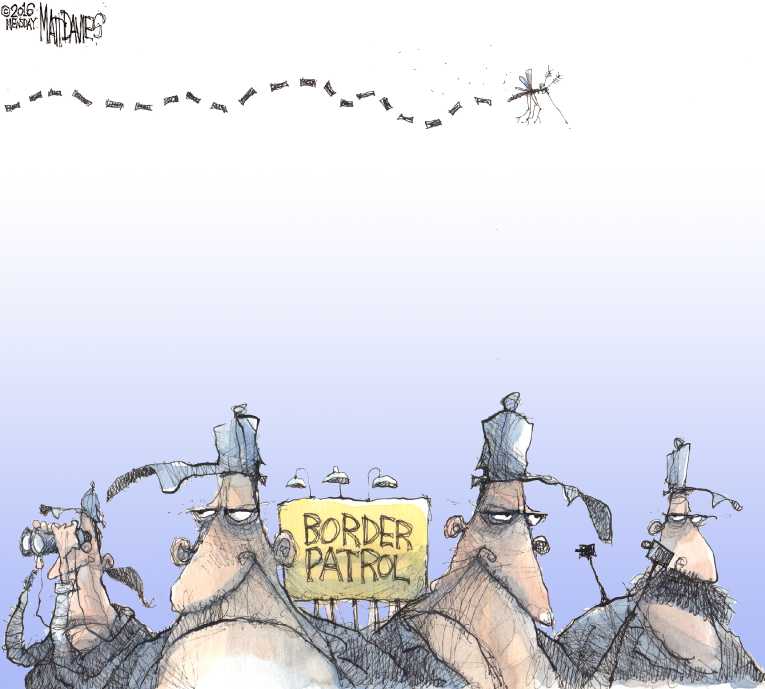 Political/Editorial Cartoon by Matt Davies, Journal News on New Health Concern Emerges