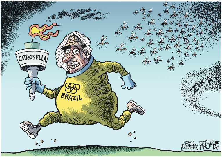 Political/Editorial Cartoon by Rob Rogers, The Pittsburgh Post-Gazette on New Health Concern Emerges