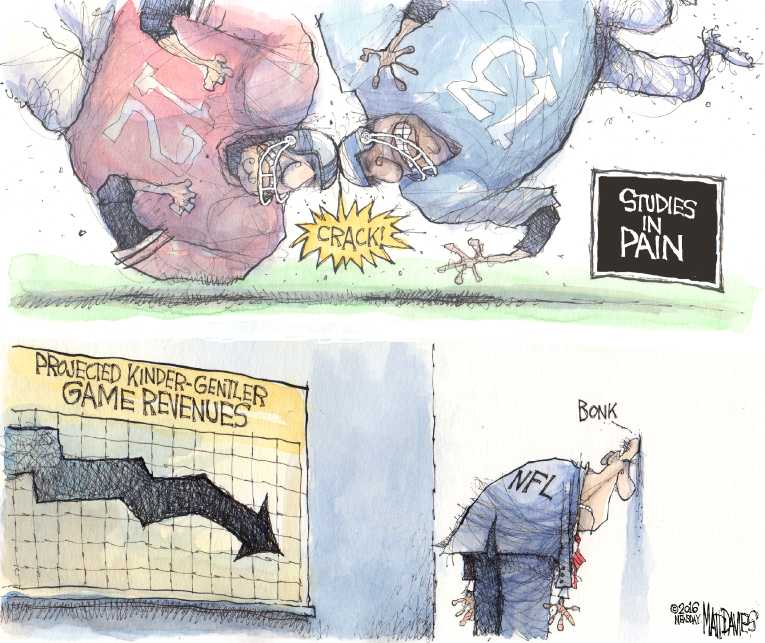 Political/Editorial Cartoon by Matt Davies, Journal News on New Study Confirms Old Study