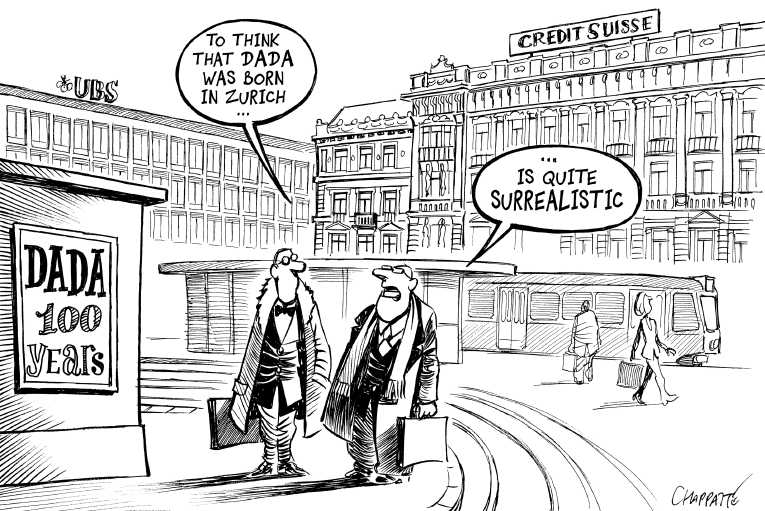 Political/Editorial Cartoon by Patrick Chappatte, International Herald Tribune on In Other News