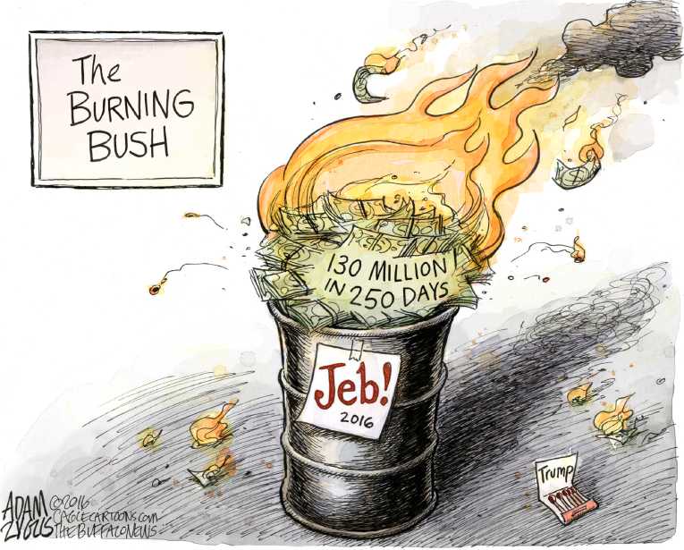 Political/Editorial Cartoon by Adam Zyglis, The Buffalo News on Trump Takes S.C. and Nevada
