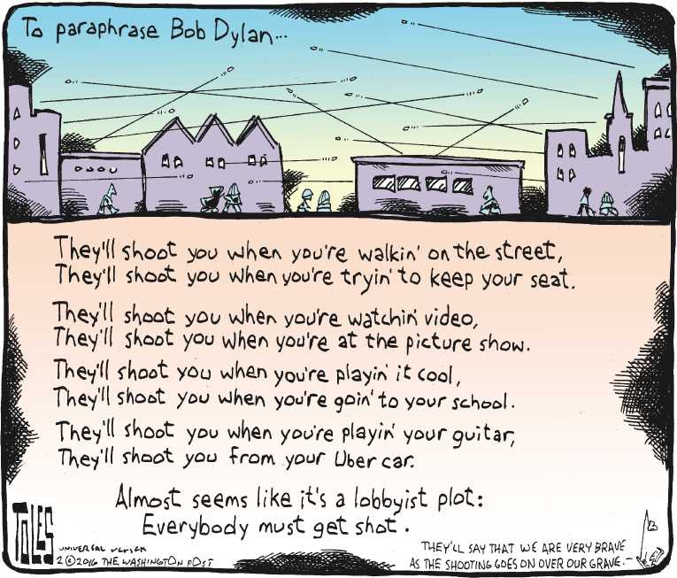 Political/Editorial Cartoon by Tom Toles, Washington Post on In Other News