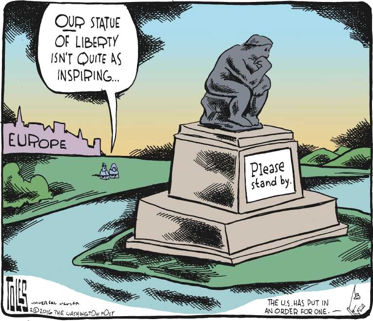 Political/Editorial Cartoon by Tom Toles, Washington Post on In Other News