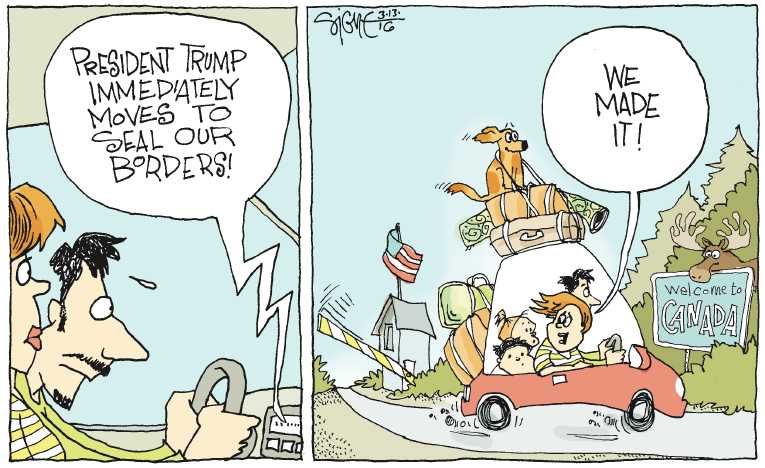 Political/Editorial Cartoon by Signe Wilkinson, Philadelphia Daily News on In Other News