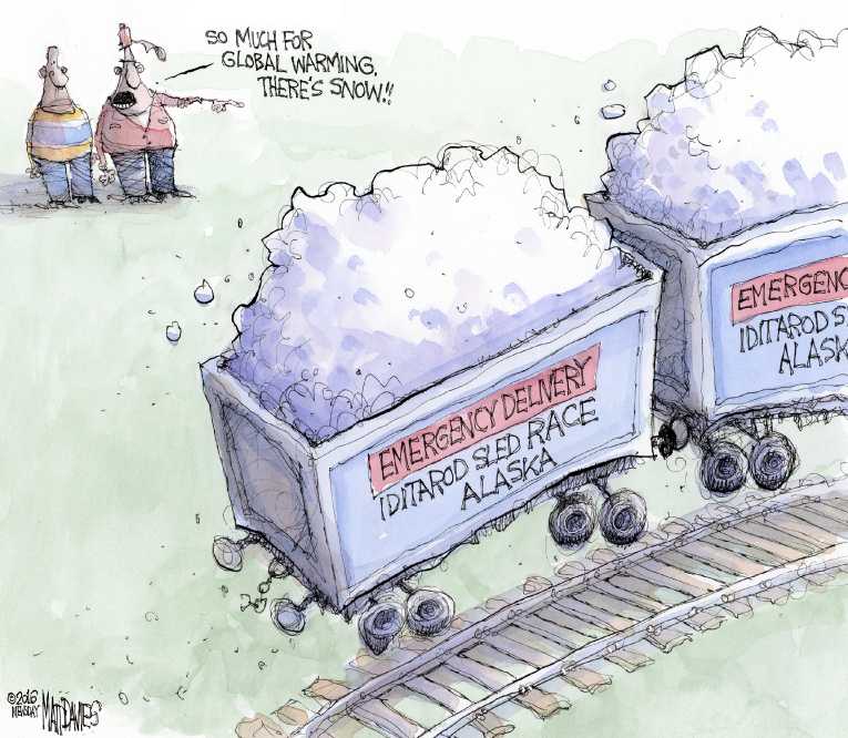 Political/Editorial Cartoon by Matt Davies, Journal News on In Other News