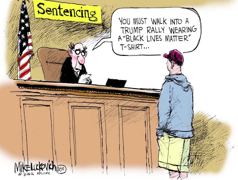 Political/Editorial Cartoon by Mike Luckovich, Atlanta Journal-Constitution on In Other News