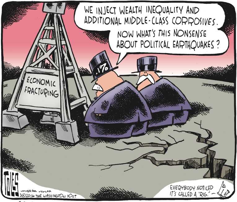 Political/Editorial Cartoon by Tom Toles, Washington Post on In Other News