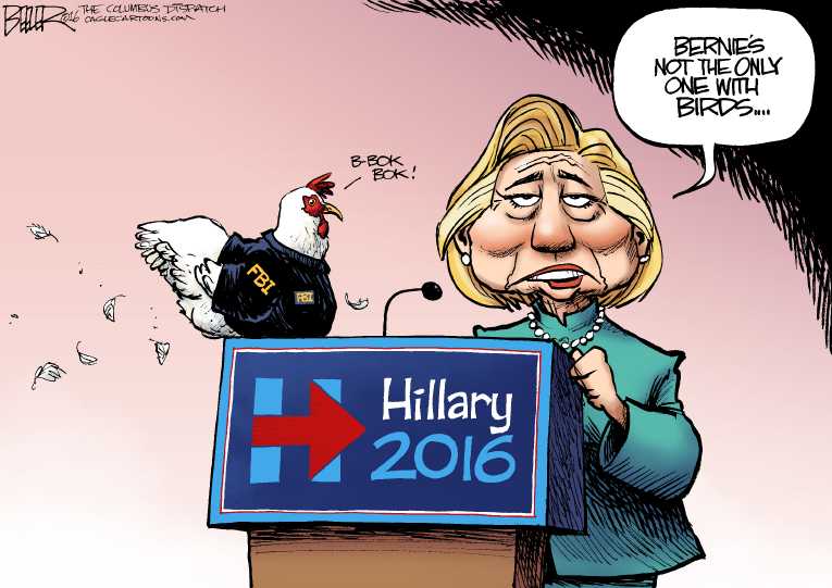 Political/Editorial Cartoon by Nate Beeler, Washington Examiner on Sanders Wins Wisconsin