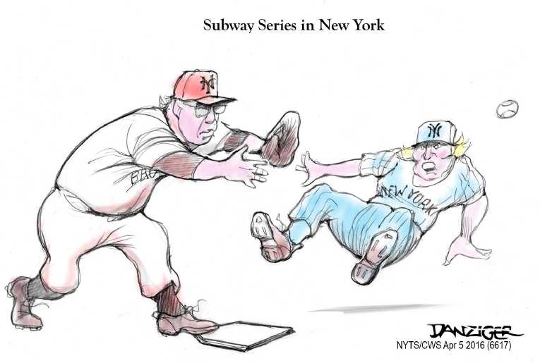 Political/Editorial Cartoon by Jeff Danziger, CWS/CartoonArts Intl. on Sanders Wins Wisconsin