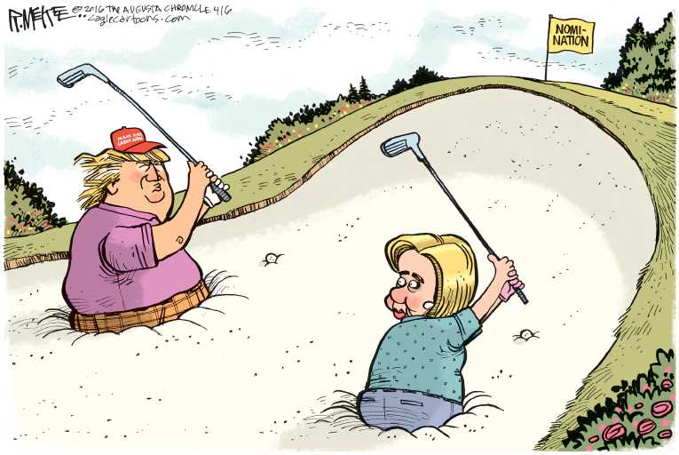 Political/Editorial Cartoon by Rob Rogers, The Pittsburgh Post-Gazette on Sanders Wins Wisconsin