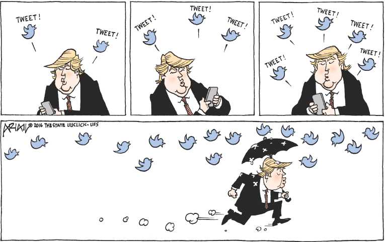 Political/Editorial Cartoon by Joel Pett, Lexington Herald-Leader, CWS/CartoonArts Intl. on Anti-Trump Forces Gaining Steam