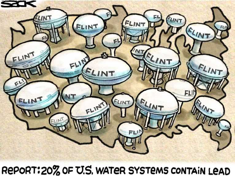 Political/Editorial Cartoon by Steve Sack, Minneapolis Star Tribune on In Other News