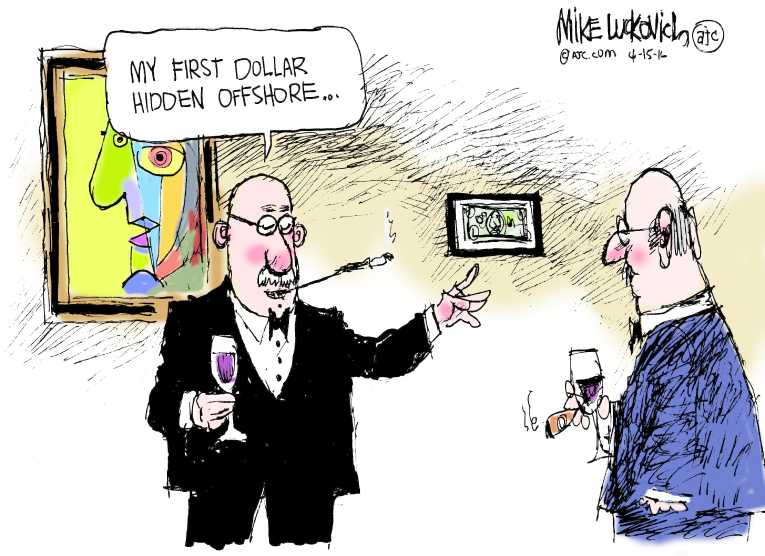 Political/Editorial Cartoon by Mike Luckovich, Atlanta Journal-Constitution on In Other News