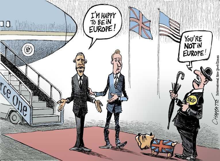 Political/Editorial Cartoon by Patrick Chappatte, International Herald Tribune on In Other News