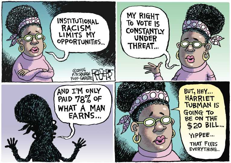 Political/Editorial Cartoon by Rob Rogers, The Pittsburgh Post-Gazette on In Other News