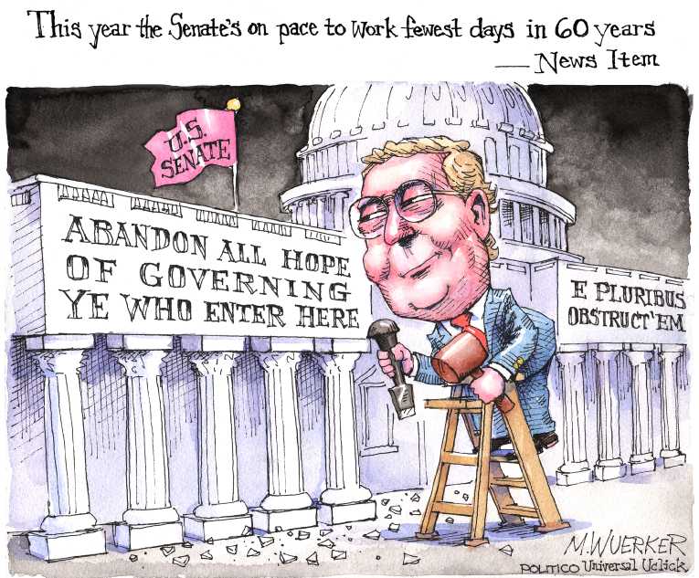 Political/Editorial Cartoon by Matt Wuerker, Politico on In Other News