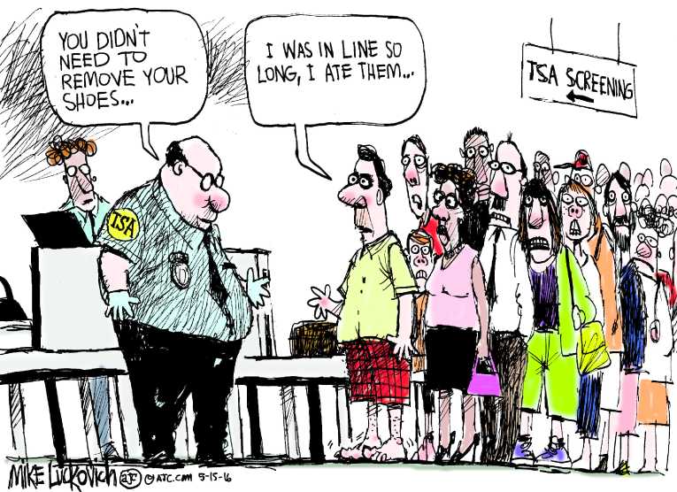 Political/Editorial Cartoon by Mike Luckovich, Atlanta Journal-Constitution on In Other News