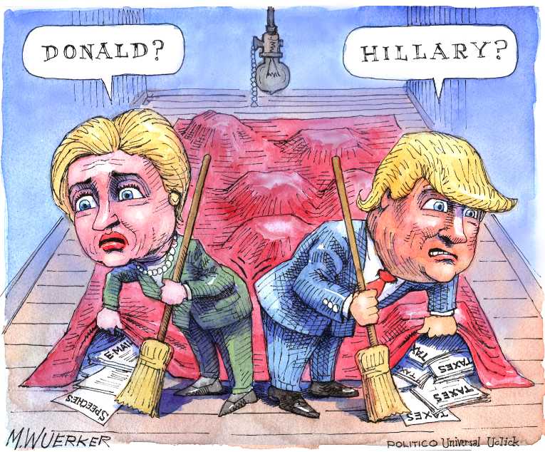 Political/Editorial Cartoon by Matt Wuerker, Politico on In Other News