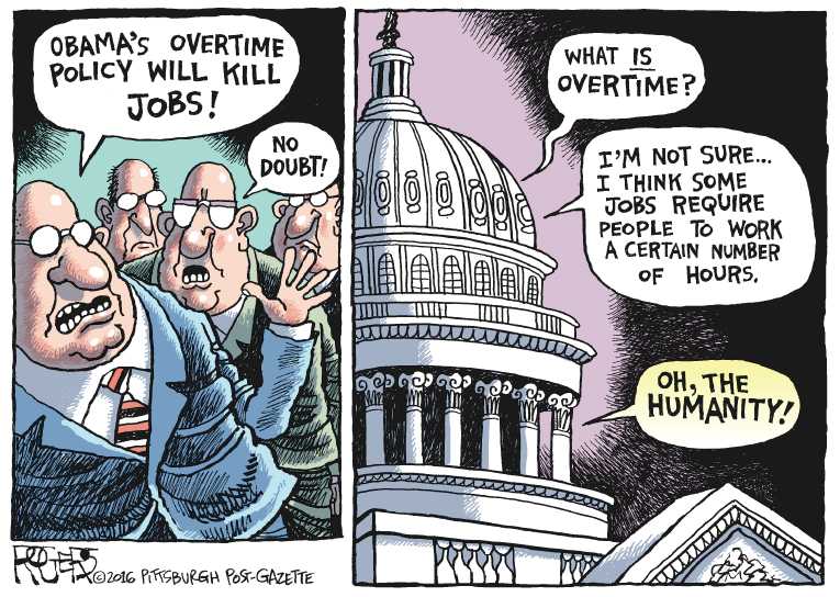Political/Editorial Cartoon by Rob Rogers, The Pittsburgh Post-Gazette on Republicans Unite