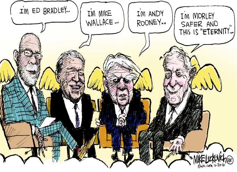 Political/Editorial Cartoon by Mike Luckovich, Atlanta Journal-Constitution on In Other News