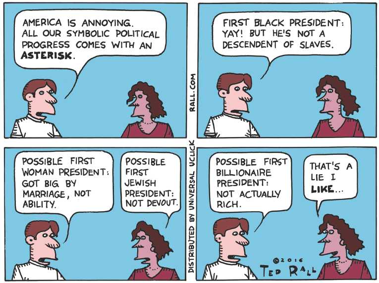Political/Editorial Cartoon by Ted Rall on In Other News