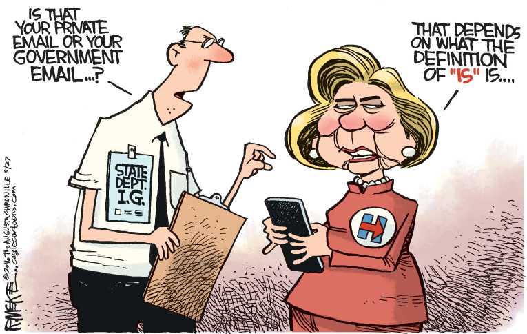 Political/Editorial Cartoon by Mike Keefe, Denver Post on Democratic Race Tightens