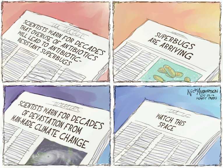 Political/Editorial Cartoon by Nick Anderson, Houston Chronicle on In Other News