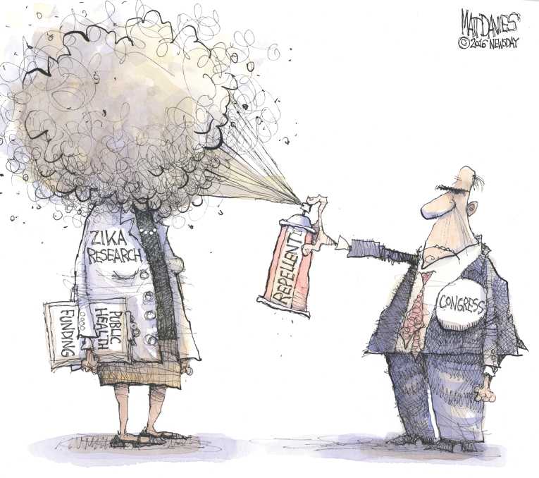Political/Editorial Cartoon by Matt Davies, Journal News on In Other News