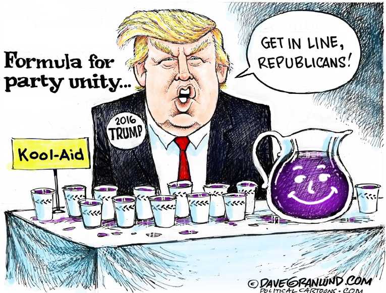 Political/Editorial Cartoon by Dave Granlund on Trump Targets Clinton