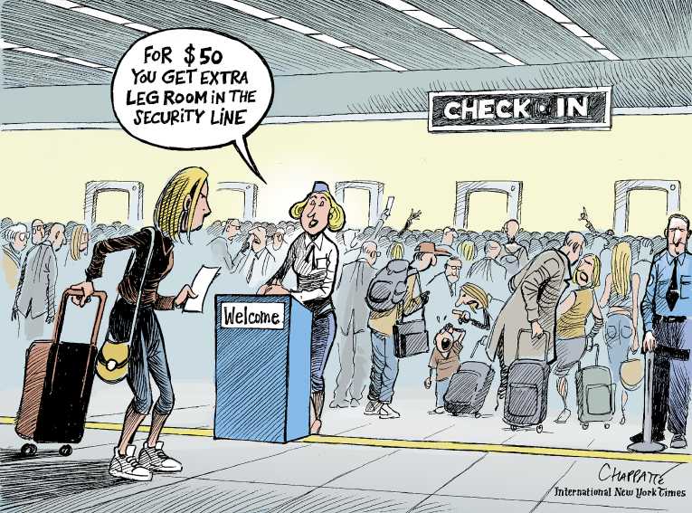 Political/Editorial Cartoon by Patrick Chappatte, International Herald Tribune on In Other News