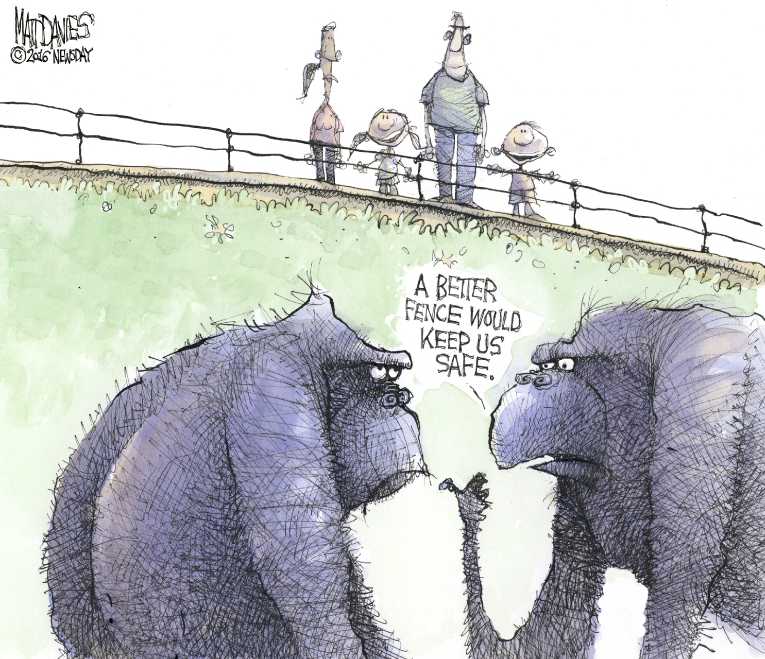 Political/Editorial Cartoon by Matt Davies, Journal News on In Other News