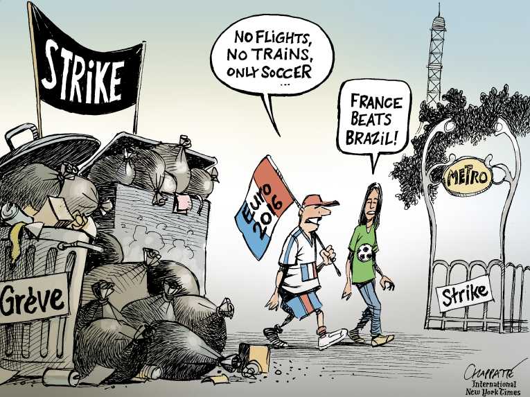 Political/Editorial Cartoon by Patrick Chappatte, International Herald Tribune on In Other News