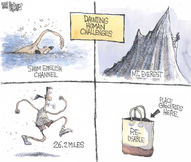 Political/Editorial Cartoon by Matt Davies, Journal News on In Other News