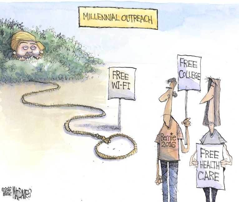 Political/Editorial Cartoon by Matt Davies, Journal News on In Other News