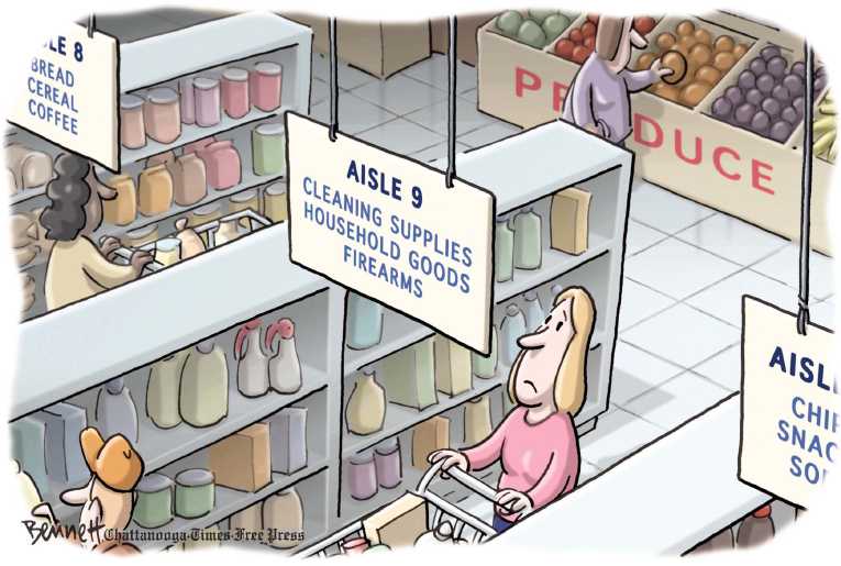 Political/Editorial Cartoon by Clay Bennett, Chattanooga Times Free Press on In Other News