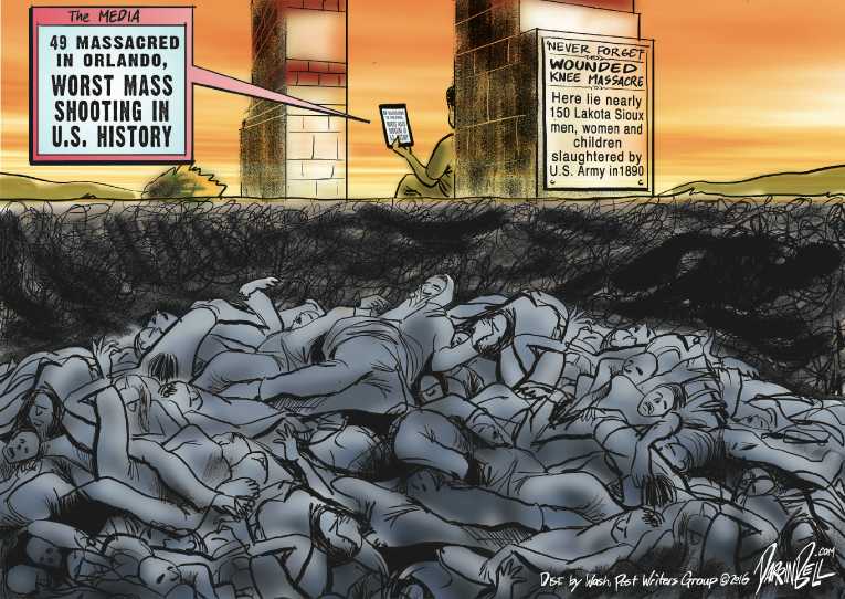Political/Editorial Cartoon by Darrin Bell, Washington Post Writers Group on Congress Rejects Gun Bills