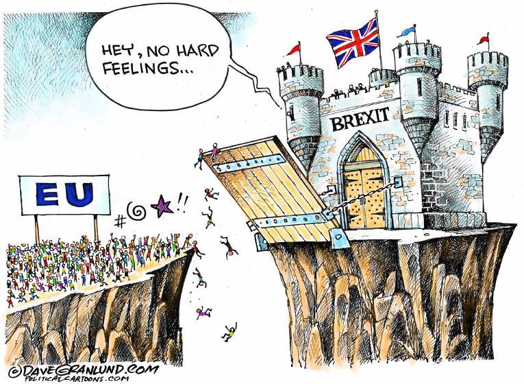 Political/Editorial Cartoon by Dave Granlund on Next Steps Uncertain