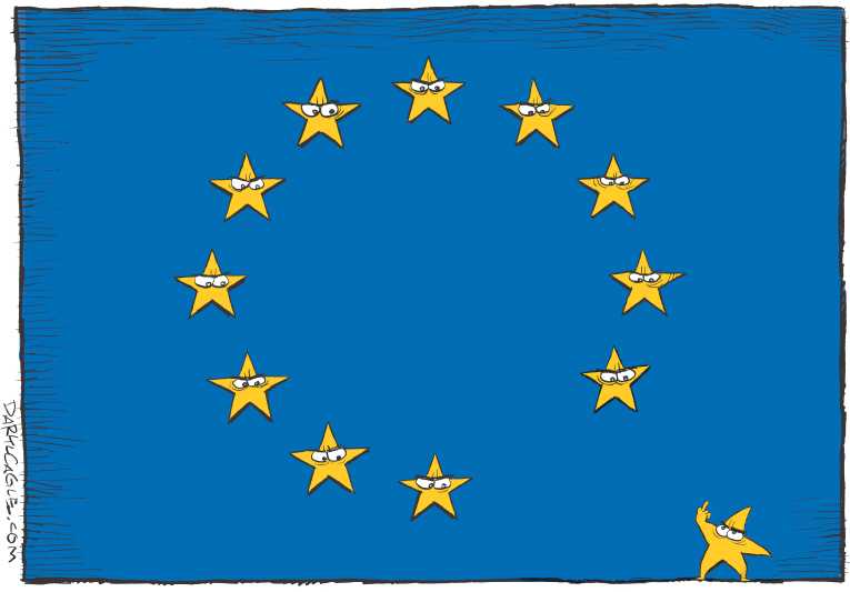 Political/Editorial Cartoon by Patrick Chappatte, International Herald Tribune on Next Steps Uncertain