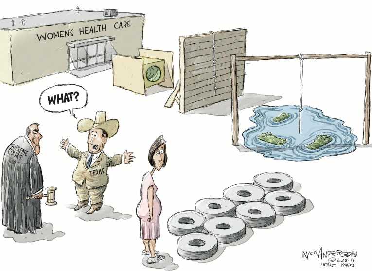 Political/Editorial Cartoon by Nick Anderson, Houston Chronicle on In Other News