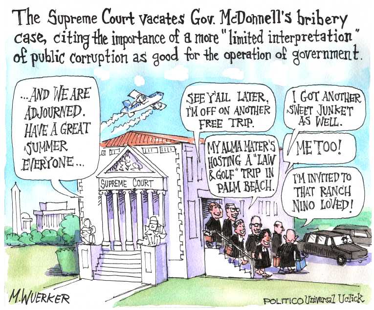 Political/Editorial Cartoon by Matt Wuerker, Politico on In Other News