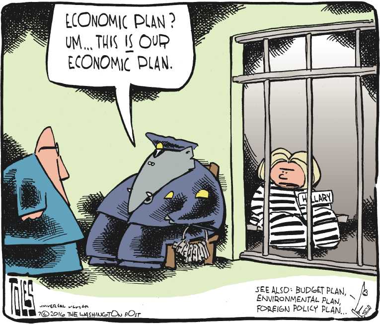 Political/Editorial Cartoon by Tom Toles, Washington Post on Trump Wins Nomination