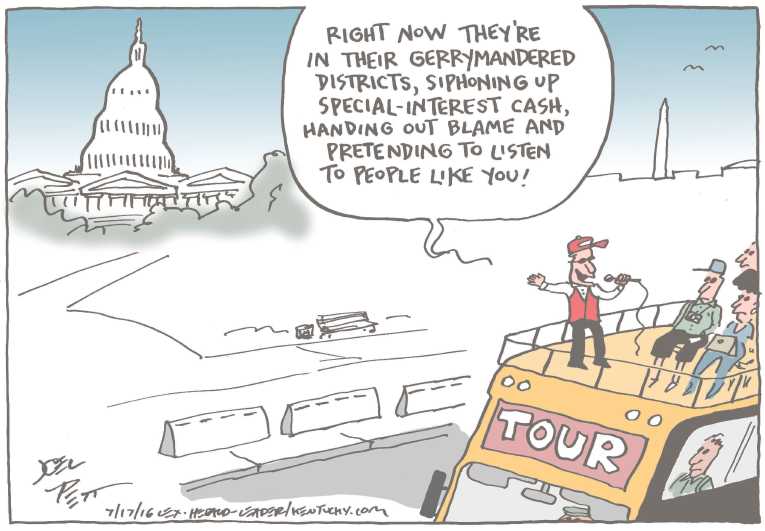 Political/Editorial Cartoon by Joel Pett, Lexington Herald-Leader, CWS/CartoonArts Intl. on In Other News