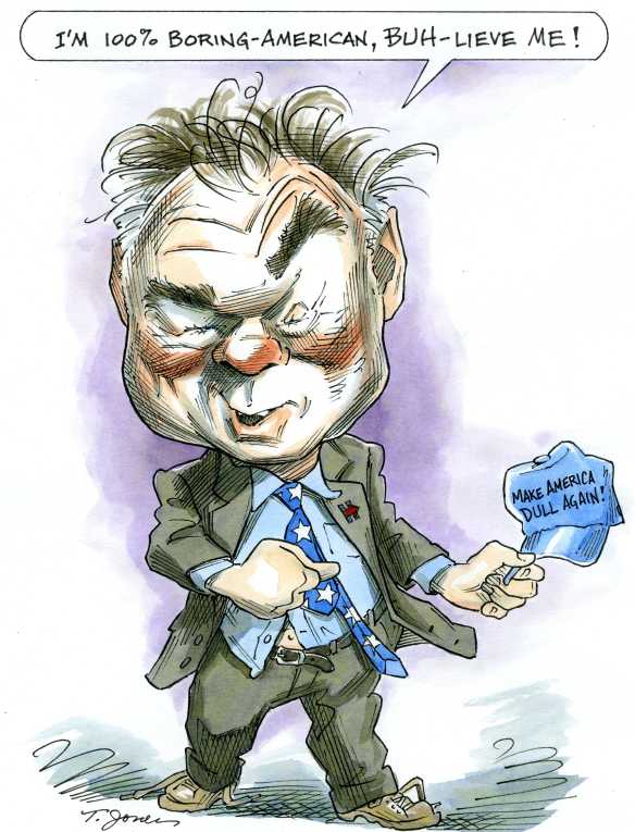 Political/Editorial Cartoon by Taylor Jones, Tribune Media Services on Clinton Making Her Case