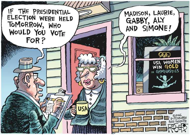 Political/Editorial Cartoon by Rob Rogers, The Pittsburgh Post-Gazette on In Other News