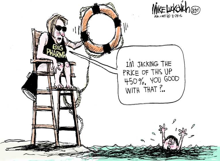 Political/Editorial Cartoon by Mike Luckovich, Atlanta Journal-Constitution on More Victims in Drug War