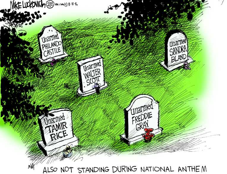 Political/Editorial Cartoon by Mike Luckovich, Atlanta Journal-Constitution on In Other News